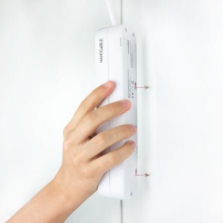 Nanocable Regleta de Enchufes 6 Tomas 1.4 m Blanco - Imagen 4