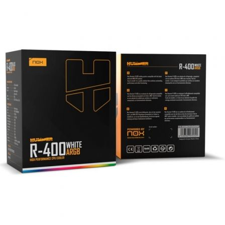 NOX HUMMER R-400 ARGB Blanco - Imagen 4