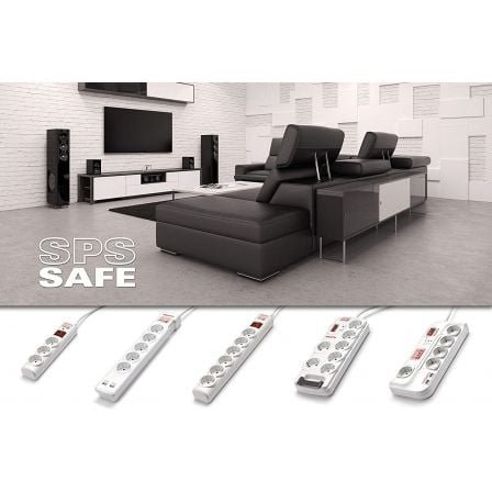 Salicru SPS SAFE 3 Regleta con Protección 3 Tomas - Imagen 3