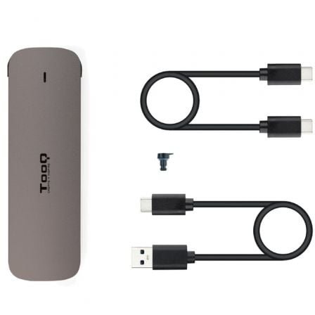 Caja Externa para Disco SSD M.2 TooQ TQE-2202BR/ USB 3.1 Gen2/ Sin tornillos - SATA - Imagen 2