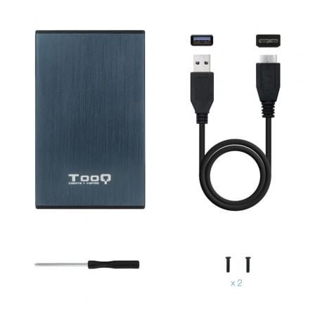 Caja Externa para Disco Duro de 2.5" TooQ TQE-2527PB/ USB 3.1 - Imagen 3