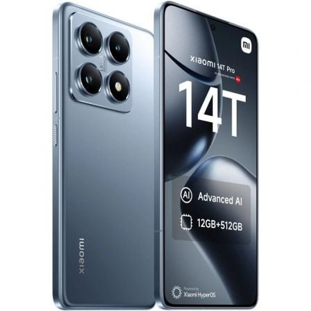 Xiaomi 14T Pro 12GB/ 512GB/ 6.67"/ 5G/ Azul Titanio - Imagen 2