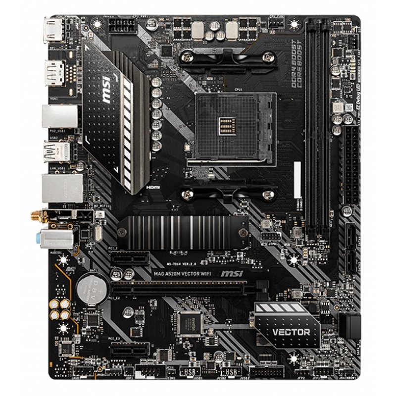 MSI MAG A520M VECTOR WIFI mATX AM4 - Imagen 2