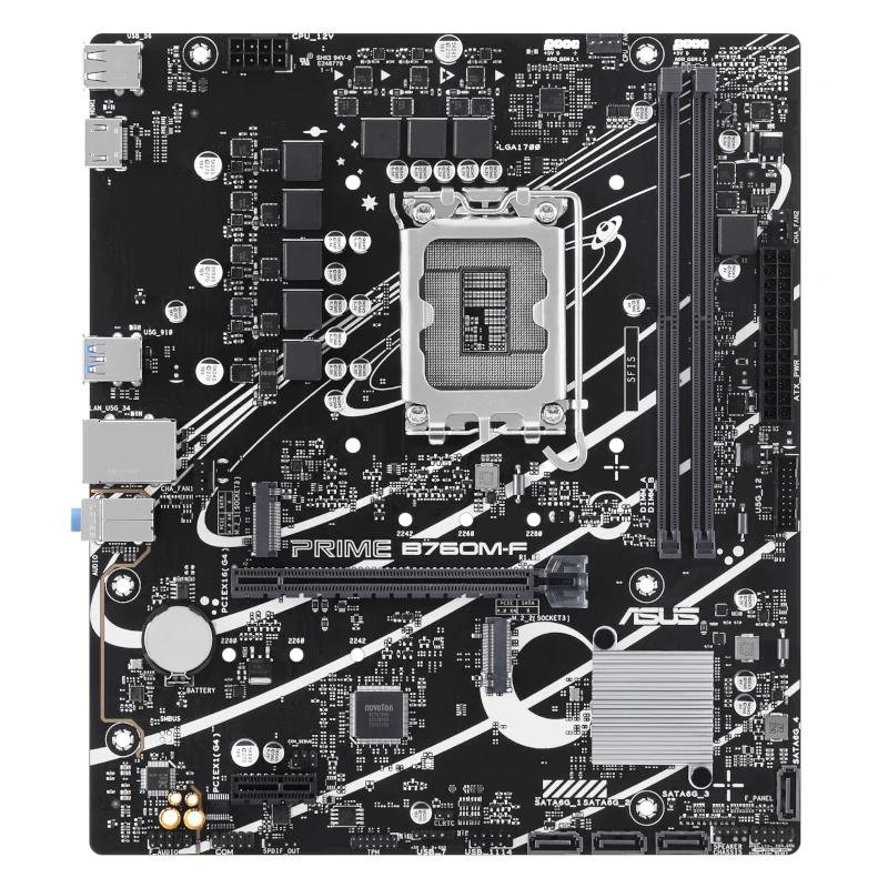 ASUS PRIME B760M-F DDR5 mATX 1700 - Imagen 2