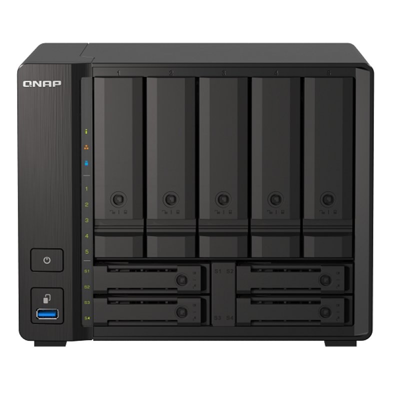 QNAP TS-h973AX-8G NAS 9XHDD-Bay 2x2.5GbE+1x10Gb - Imagen 2