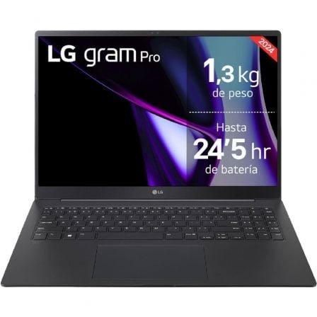LG Gram Pro 16ZD90SP-A.AX78B Intel Core Ultra 7-155H/ 32GB/ 1TB SSD/ GeForce RTX 3050/ 16"/ Sin Sistema Operativo