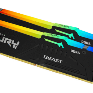 DDR5 64 GB (2X32KIT) 6000 Mhz. FURY BEAST RGB KINGSTON