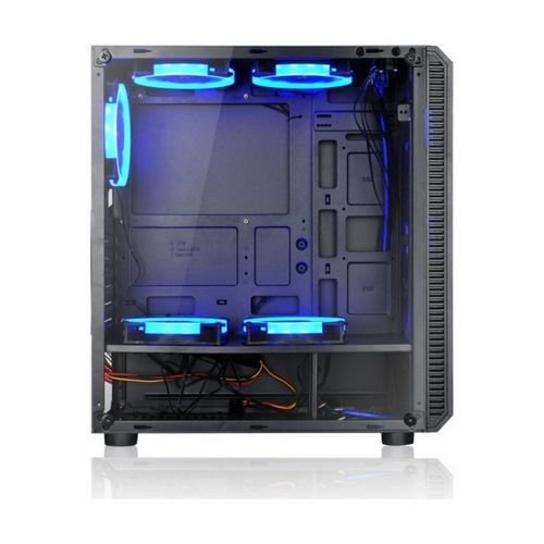 CAJA SEMITORRE/ATX L-LINK AVATAR S/FUENTE USB3.0 NEGRA LED AZUL C/VENTANA C/VENTILADORES - Imagen 4