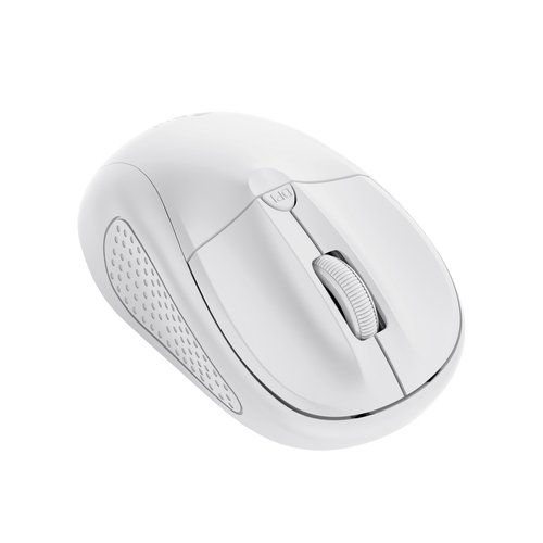 Ratón Mini Inalámbrico Trust Primo/ Hasta 1600 DPI/ Blanco mate - Imagen 2