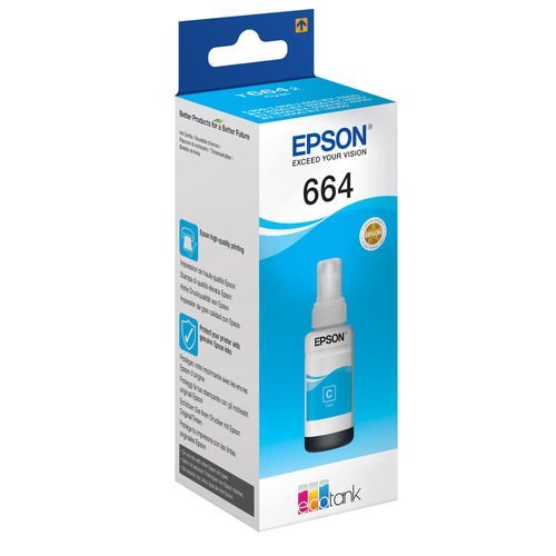 EPSON Cartucho Ecotank Tinta T6642 Cian - Imagen 2