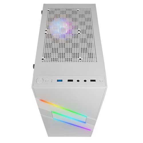 MARS GAMING Caja Atx MC-U3 12CM ARGB FAN White - Imagen 3