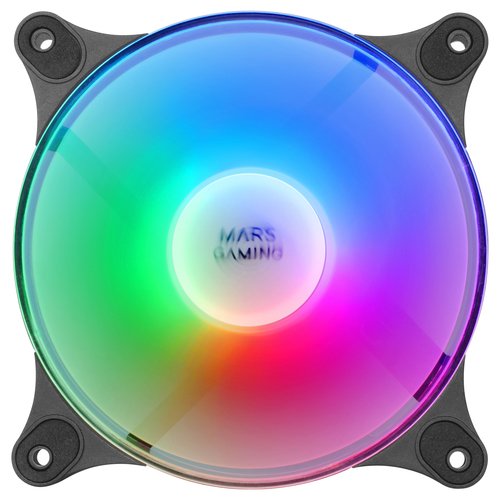 MARS GAMING MFDUO 12CM 2XFANRGB Ult-silent Black - Imagen 2