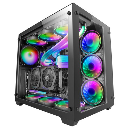 MARS GAMING CAJA E-ATX MCV3 PREMIUM XXL BLACK