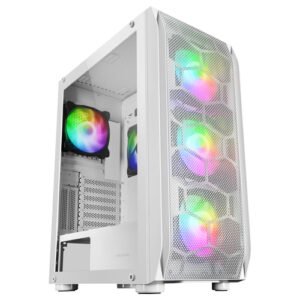 MARS GAMING CAJA MC-KX E-ATX XL 5X 12CM WHITE