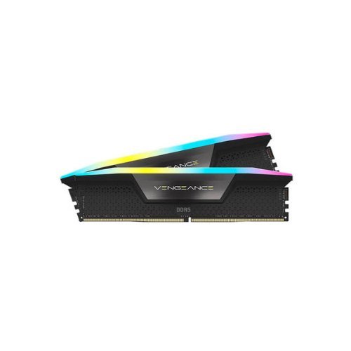DDR5 32 GB(2X16KIT) 5200 VENGEANCE RGB BLACK CORSAIR - Imagen 2