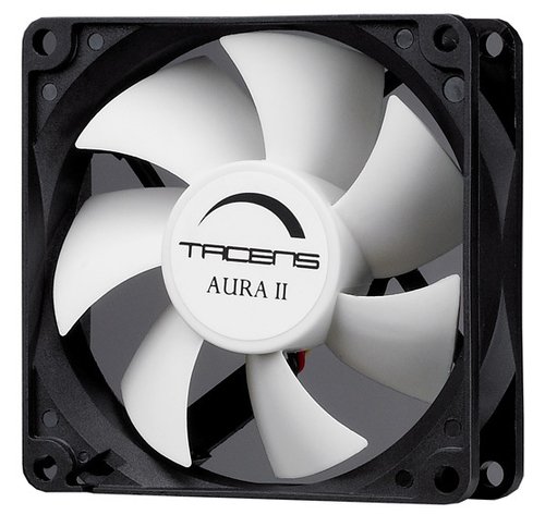 Ventilador 8CM Tacens AURA II FLUXUS 1.500RPM NEGRO/Blanco - Imagen 3
