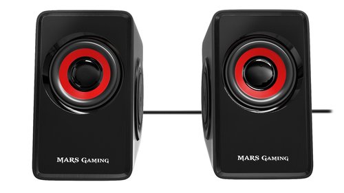 Tacens Mars Gaming Altavoces 2.0 MS1 negro/rojo