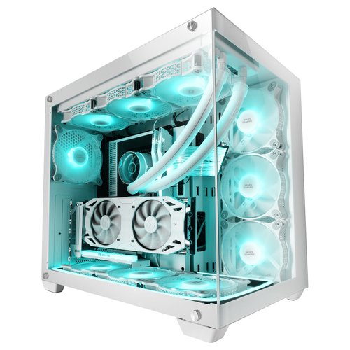 MARS GAMING Caja E-ATX MCV4 XXL PREMIUM White - Imagen 3