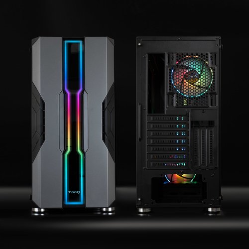 Tooq Caja Semitorre Gaming TQGCC103-B NIGHTCITY - Imagen 3