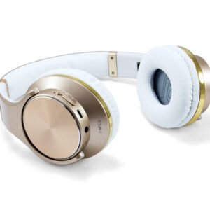 Headset Conceptronic ELIGIO Bluetooth con Función Altavoz  Manos Libres REPRODUCE DESDE  MICROSD COLOR ORO