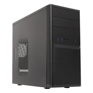CAJA MINITORRE/MICRO-ATX UNYKA DARK SHADOW 500W USB3.0 NEGRA
