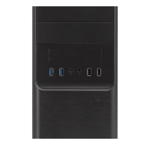 CAJA MINITORRE/MICRO-ATX UNYKA DARK SHADOW 500W USB3.0 NEGRA - Imagen 2