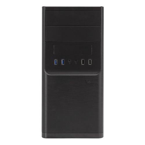 CAJA MINITORRE/MICRO-ATX UNYKA DARK SHADOW 500W USB3.0 NEGRA - Imagen 3