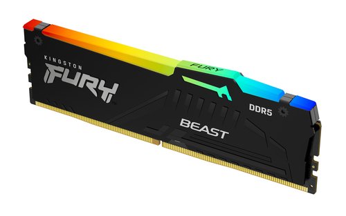 Kingston FURY Beast RGB 16GB/ DDR5/ 6000MHz/ 1.35V/ CL36/ DIMM