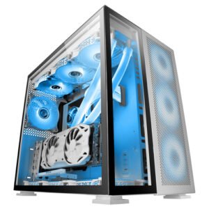 MARS GAMING Caja Atx MCNOVA XXL Aluminium Negra Blanca