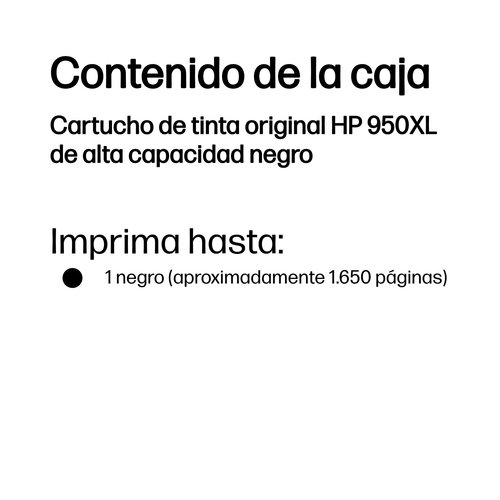 Tinta HP CN045AE Nº 950XL Negro - Imagen 4