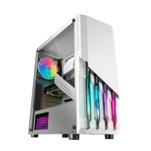 MARS GAMING CAJA MC-X2 ATX METAL FRONT WHITE