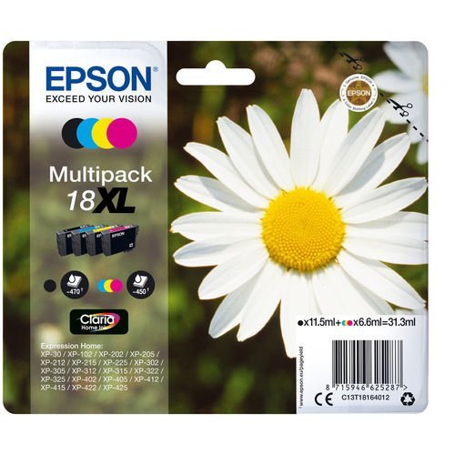 Epson Cartucho Multipack T18XL XP225/322/422