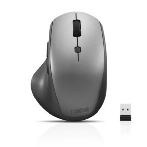 MOUSE LENOVO WIRELESS THINKBOOK MEDIA 2.4GHZ  7 botones, nano receptor, dise¤o ergonomico