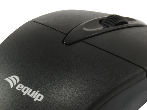 MOUSE EQUIP LIFE 3 BOTONES OPTICO USB NEGRO 1000DPI - Imagen 3