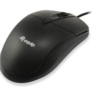MOUSE EQUIP LIFE 3 BOTONES OPTICO USB NEGRO 1000DPI