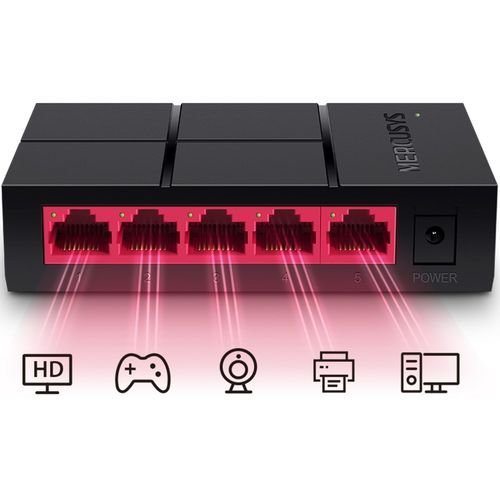 Switch MERCUSYS 5 Puertos Gigabit - Imagen 2