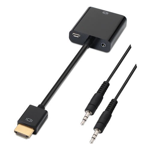 Adaptador HDMI Macho - VGA Hembra/ Jack 3.5 Hembra - Aisens A122-0126 - Imagen 2