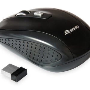 MOUSE EQUIP WIRELESS LIFE OPTICO 2.4Ghz 4 BOTONES COLOR NEGRO DPI 800/1200/1600