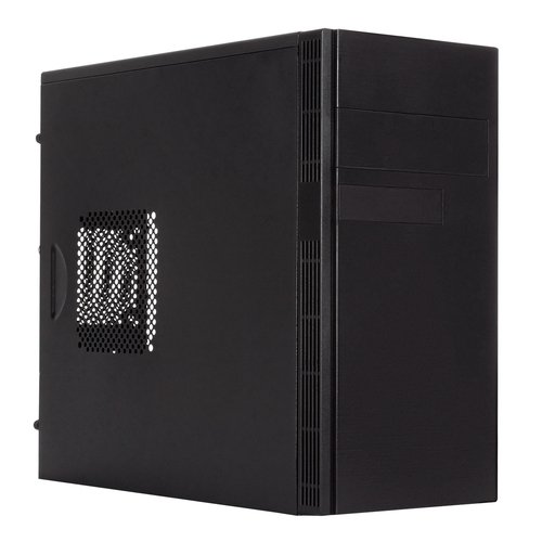 CAJA MICRO ATX UNYKAch GREY RAIN EVO COLOR NEGRO FRONTAL CEPILLADO CON REGILLAS LATERALES USB 2.0 Y 3.0 INCLUYE FUENTE DE ALIMENTACION 500W - Imagen 3