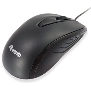 MOUSE EQUIP COMPACT LIFE OPTICO NEGRO USB 1000DPI