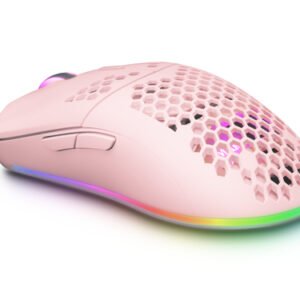 Mars Gaming MMAX Ratón Ultraligero 12400DPI Rosa