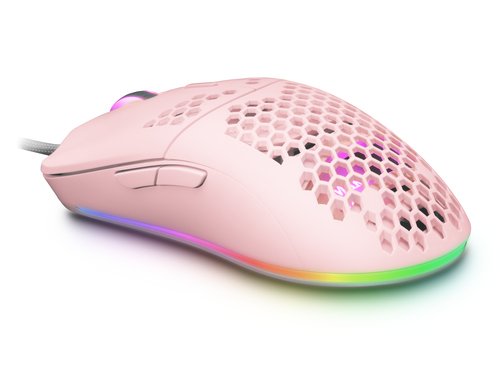 Mars Gaming MMAX Ratón Ultraligero 12400DPI Rosa