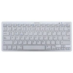 TECLADO APPROX APPMX300BTS BLUETOOTH 3.0 PLATEADO