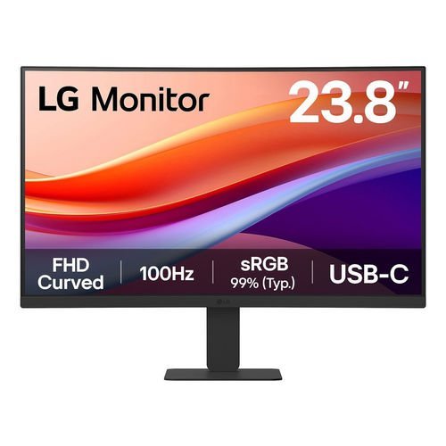 LG 24U421A-B monitor 23.8" FHD 1xHDMI curvo