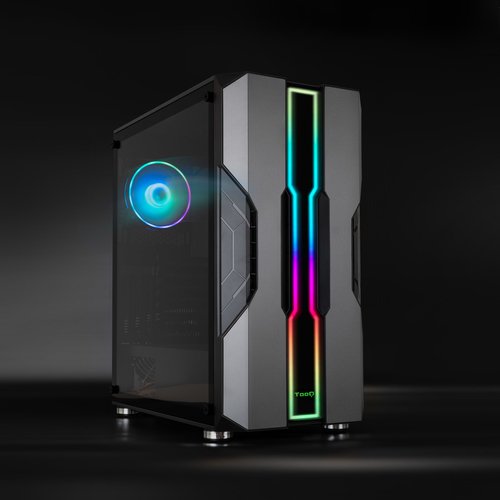 Tooq Caja Semitorre Gaming TQGCC103-B NIGHTCITY - Imagen 2