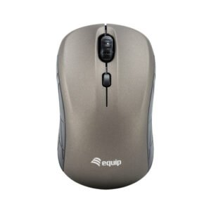 MOUSE EQUIP WIRELESS MINI LIFE OPTICO 4 BOTONES SCROLL GRIS 1600DPI