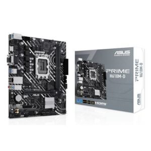 ASUS PRIME H610M-D M-ATX 2xDDR5 Skt1700 Gen 12º/13 VGA HDMI M.2 G-LAN USB3.2