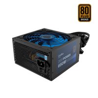 Fuente Alimentación 650W Coolbox DeepPower PFC Activo 80+Bronce 4SATA 14cm ATX - Imagen 2