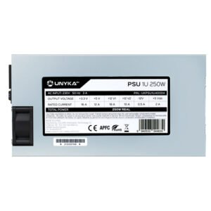 F.A. para Servidor UNYKAch FLEX 1U 250W APFC ACTIVO VENTILADOR 40mm FUENTE DESTINADA A REPARACIONES