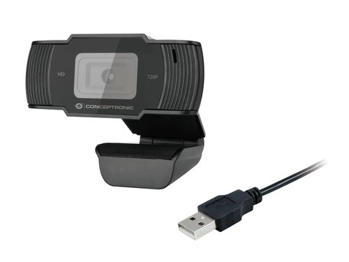 Webcam Conceptronic AMDIS HD 720 USB 3.6mm 30 FPS - Visión 68° - Micrófono integrado - Imagen 2